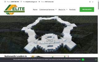 Elite Roofing & Contracting website