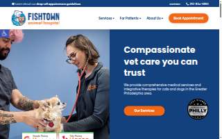 Fishtown Animal Hospital website