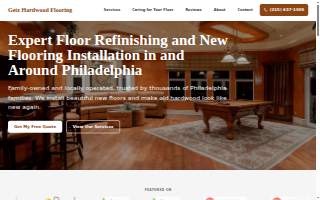 Getz Hardwood Flooring website