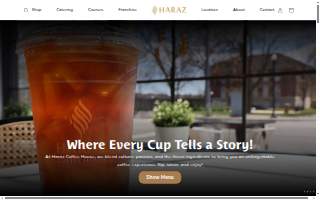 Haraz Coffee House Fishtown website