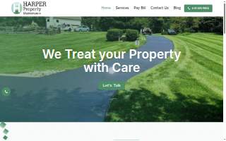 Harper and Sons Landscaping website