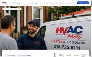 Heating & Air Conditioning Philadelphia website
