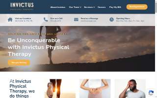 Invictus Physical Therapy website