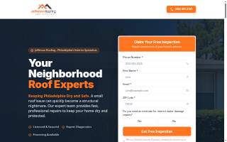 Jefferson Roofing & Exterior website