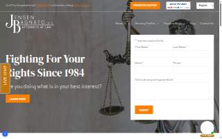 Jensen Bagnato, P.C. website