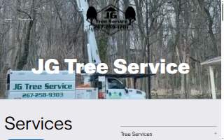 JG Landscaping & Tree Service website