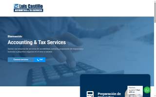 Luis Castillo Accounting & Tax Services website