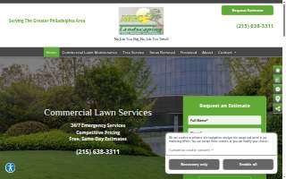 MGC Landscaping website