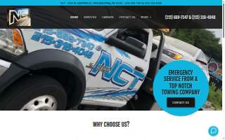 North Central Towing & Recovery website