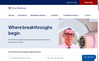 Penn Medicine Becker ENT & Allergy website