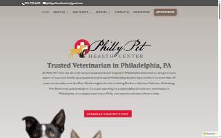 Pet Health Center website