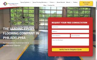 Philadelphia Epoxy Flooring website