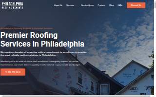 Philly Roofing & Exterior Services website