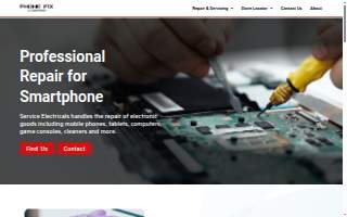 Phone Fix Accessories website