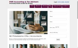 PWR Accounting & Tax Advisors website