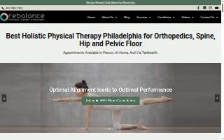 Rebalance Physical Therapy & Wellness website