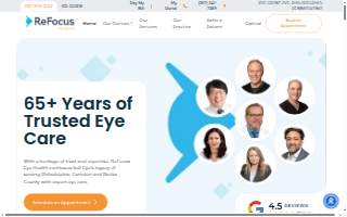 ReFocus Eye Health website