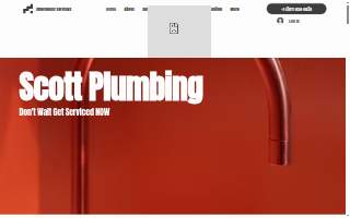 Scott Plumbing and Heating website