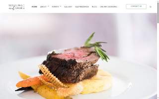 Seedling and Sage Catering website