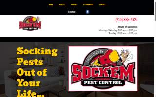 Sock'em Pest Control, LLC website