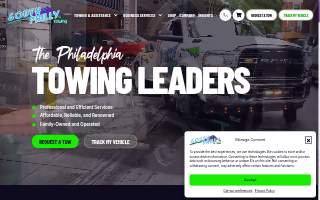 South Philly Towing website