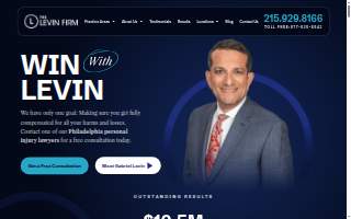 The Levin Firm website