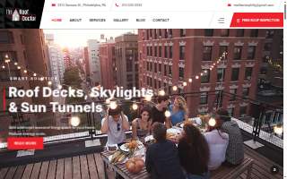The Roof Doctor website