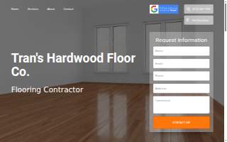 Tran's Hardwood Floor Co. website