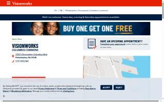 Visionworks Columbus Commons website