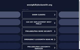 West Philadelphia Locksmith website
