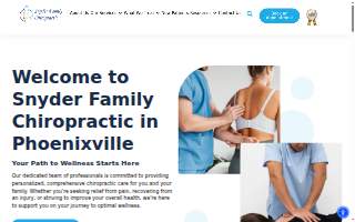 Phoenixville Chiropractic website