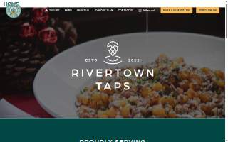 Rivertown Taps website