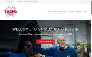 Strada Auto Repair website
