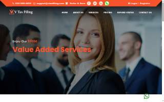 V Tax Filing website