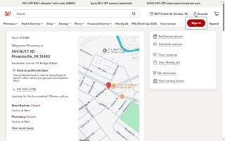 Walgreens website