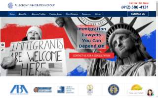Allegheny Immigration Group of Pittsburgh website