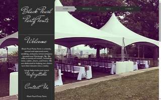 Black Pearl Party Tents website