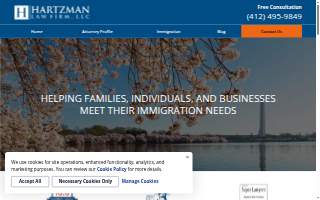 Hartzman Law Firm, LLC of Pittsburgh website