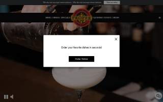 Proper Brick Oven & Tap Room website