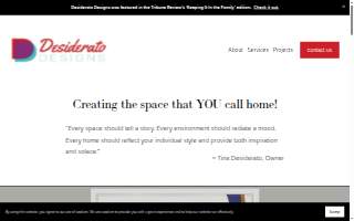 Desiderato Designs website