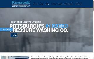 Keystone Pressure Washing & Roof Cleaning LLC website