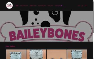 Baileybones Canine Bakery website