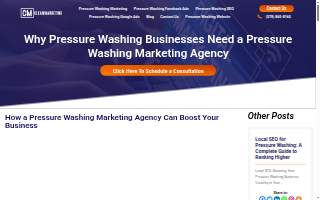 Clean Marketing website