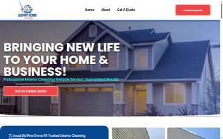 Happy Home Washing website