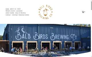 Bald Birds Brewing Company website