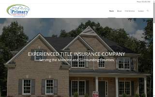 Primary Abstract Title Insurance Company website
