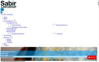 Sabir Law Group of Radnor website