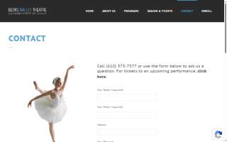 Berks Ballet Theatre Conservatory of Dance website