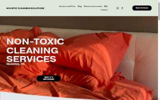 Holistic Cleaning Solutions website