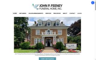 John P. Feeney Funeral Home, Inc. website